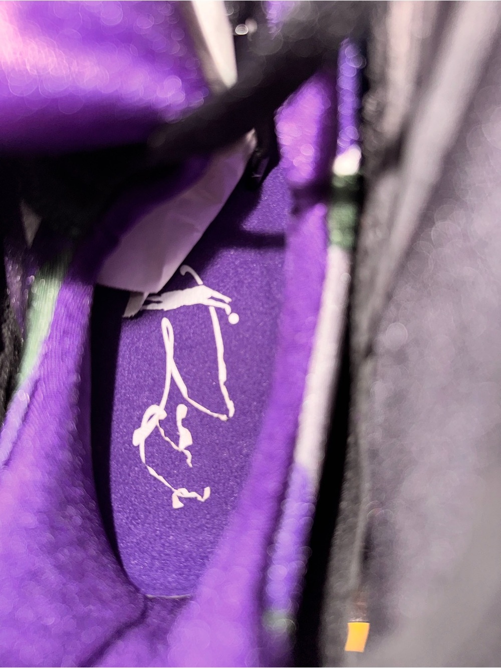 Size 13 - Air Jordan 7 Retro PE Ray Allen Black Purple EUR 47.5 CM 31 - Picture 10 of 13